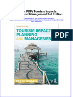 Ebook PDF Tourism Impacts Planning and Management 3rd Edition PDF