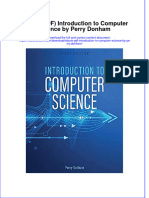 FULL Download Ebook PDF Introduction To Computer Science by Perry Donham PDF Ebook
