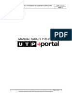 SAE-MA018 Manual para El Estudiante de UTP Portal