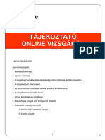 Online Nyelvvizsga Tajekoztato