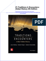 Ebook PDF Traditions Encounters A Brief Global History 4th Edition PDF