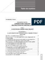 Table Des Matières L'Ordre Public Et Le Contrat Civil