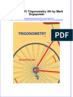 Ebook PDF Trigonometry 4th by Mark Dugopolski PDF