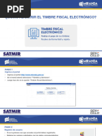 Guía para Obtener Timbre Fiscal Electrónico | PDF | Tarjeta de débito ...