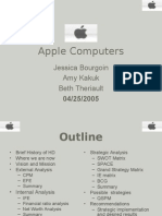 Apple Computers: Jessica Bourgoin Amy Kakuk Beth Theriault