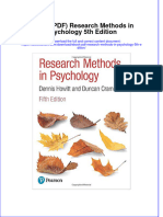 Ebook PDF Research Methods in Psychology 5th EditioDownload Ebook Ebook PDF Research Methods in Psychology 5th Edition PDF