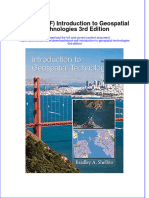 FULL download eBook PDF Introduction to Geospatial Technologies 3rd Edition pdf ebook