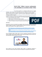 MF1443 - 3 - UD6 - E2S - RV Nº20: "Utilizar Recursos Audiovisuales para La Realización de Actividades en Un Entorno Virtual" (Tema 6. Apartado 4.5.)