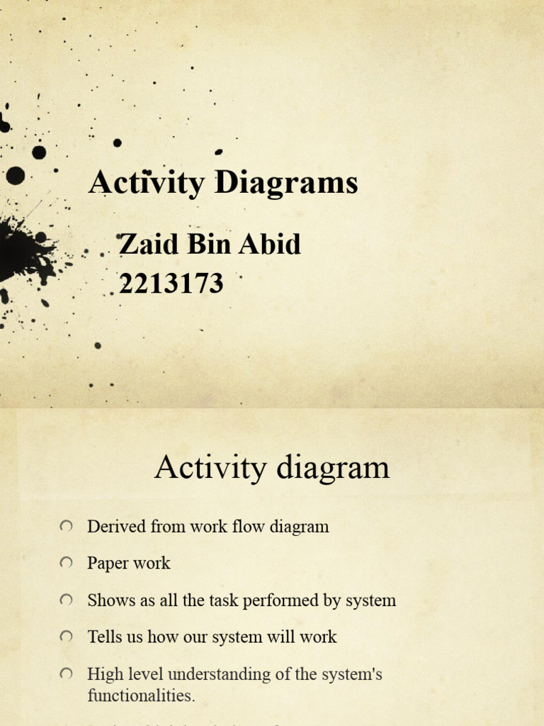 Activity Diagrams | PDF | Computers | Technology & Engineering