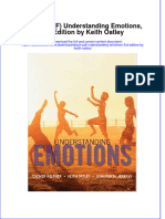 Ebook PDF Understanding Emotions 3rd Edition by Keith Oatley PDF