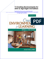 Ebook PDF Creating Environments For Learning Birth To Age Eight 3rd Edition PDF