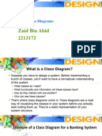 UML Class Diagrams: Zaid Bin Abid 2213173
