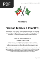 PTI Election Manifesto 2024