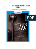 FULL Download Ebook PDF Introduction To Law 7th Edition PDF Ebook
