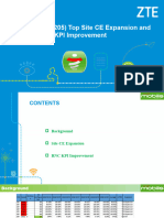 RNCv3SDA01 (205) Top Site CE Reshuffling and KPI Improvement