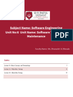 SE - Comps - Software Engineering - Unit 6 - Week-12