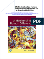 Ebook PDF Understanding Human Differences Multicultural Education For A Diverse America 6th Edition PDF