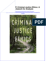 Ebook PDF Criminal Justice Ethics A Framework For Analysis PDF
