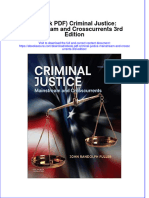 Ebook PDF Criminal Justice Mainstream and Crosscurrents 3rd Edition PDF