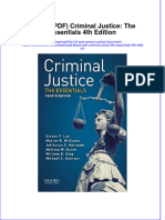 Ebook PDF Criminal Justice The Essentials 4th Edition PDF