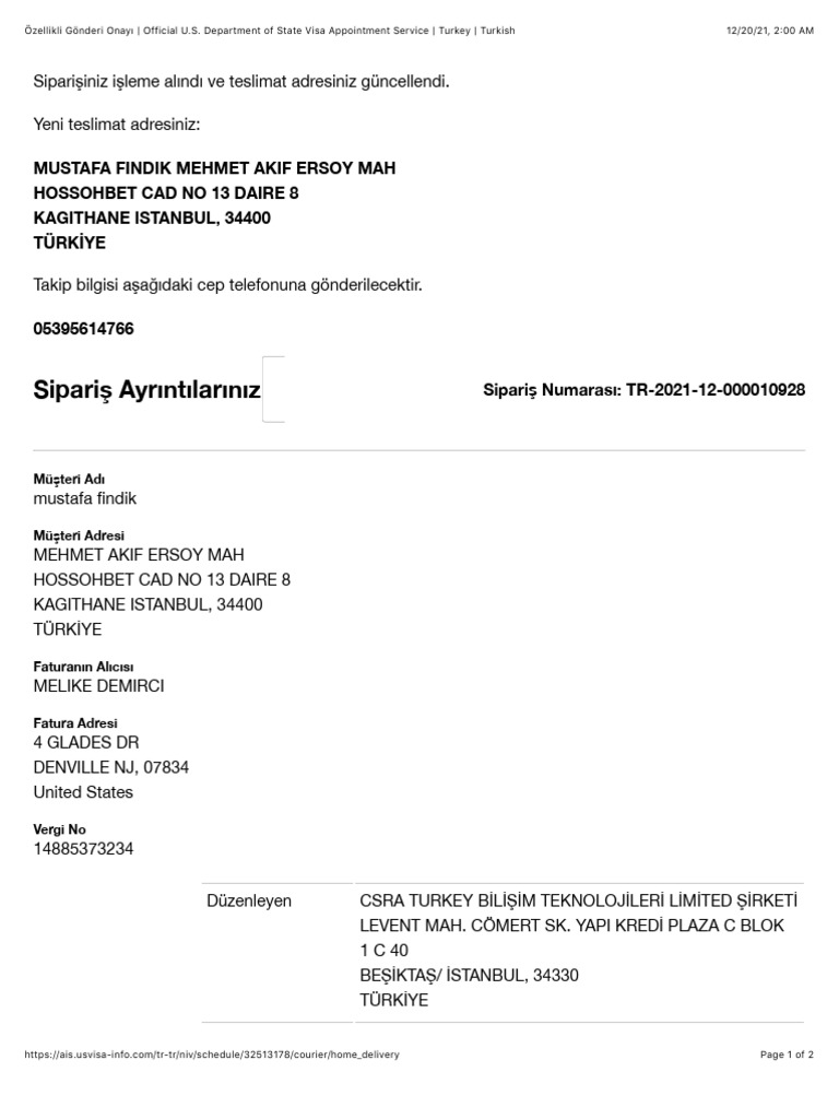Babam zellikli g nderi onay official u s department of state visa