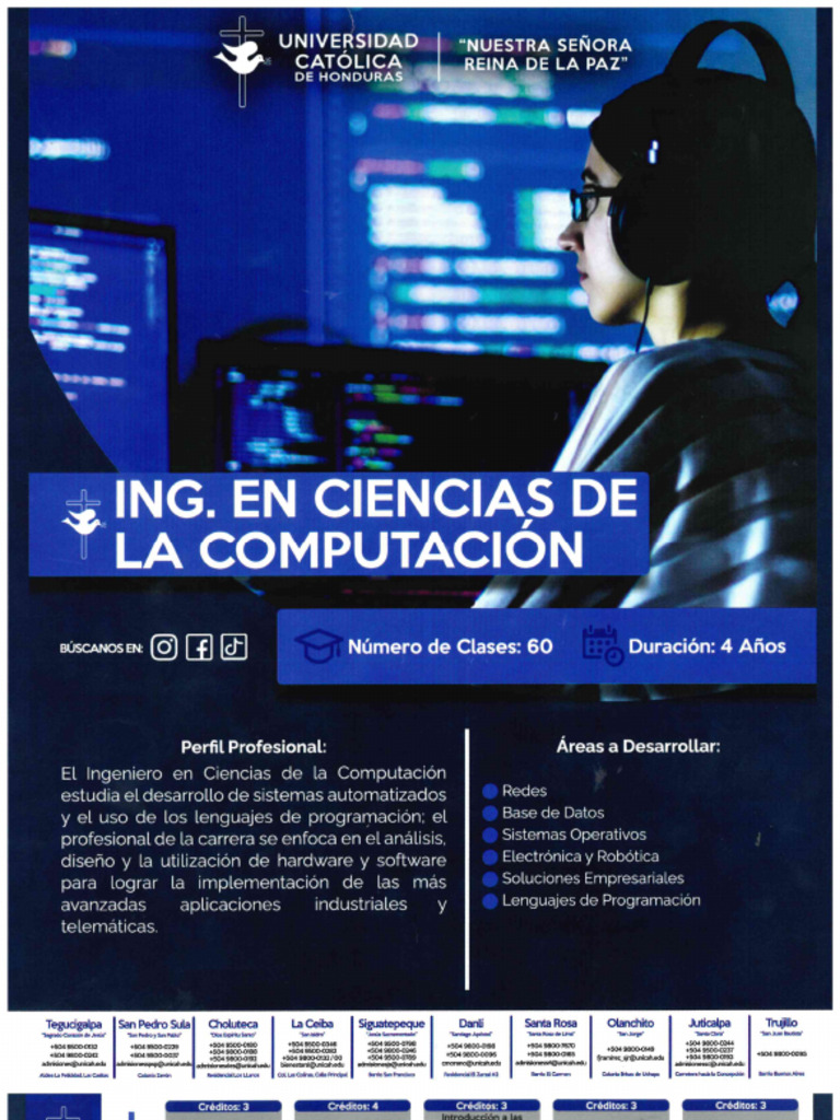 Plan de Estudio Ing Ciencias de La Computacion | PDF