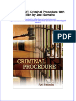Ebook PDF Criminal Procedure 10th Edition by Joel Samaha PDF