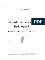 GH T Dumitrescu - Scoala Superioara Taraneasca