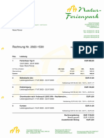Rechnung Nr. 2023-1530: Pos. Leistung Preis 1 Ferienhaus Typ A EUR 980,00