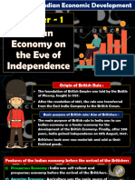 of CH-1 Indian Economy On The Eve of Independence