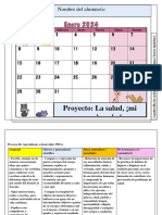 Procesos de Aprendizaje A Desarrollar MES ENERO - MAESTRA JULYSSA 1A