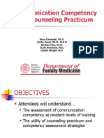 Communication Competency Counseling Practicum