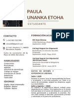 Copia de Copia de Warm Neutrals Modern Simple Resume