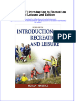 FULL Download Ebook PDF Introduction To Recreation and Leisure 2nd Edition PDF Ebook