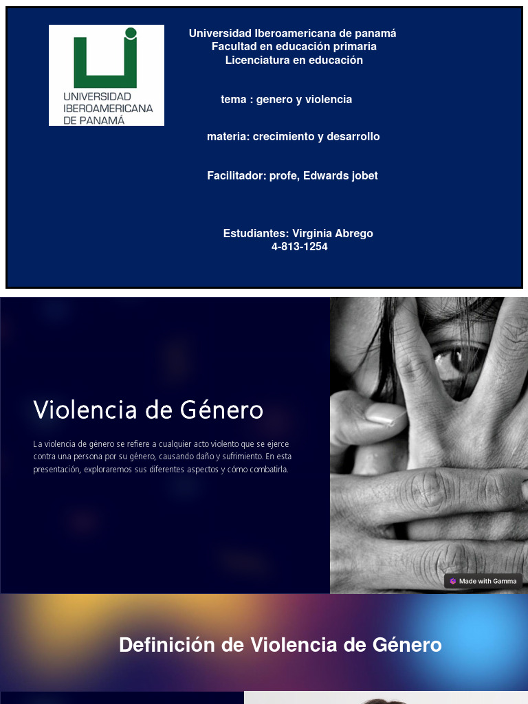 Violencia de Género: Tipos y Prevención | PDF | La violencia contra las ...