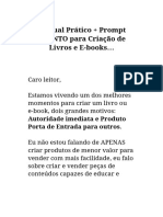 Manual Pratico Prompt Pronto para Criacao de Livros e e Books