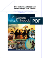 Ebook PDF Cultural Anthropology The Human Challenge 15th Edition PDF