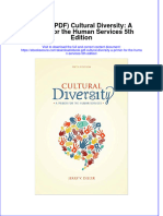 Ebook PDF Cultural Diversity A Primer For The Human Services 5th Edition PDF
