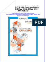 Ebook Ebook PDF Shelly Cashman Series Microsoft Office 365 Office 2019 Introductory PDF