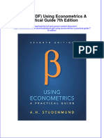 Ebook PDF Using Econometrics A Practical Guide 7th Edition PDF