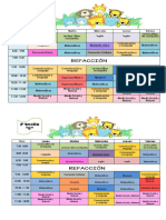 Horarios de Sección A y B