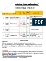 Calendario Noviembre 2023