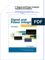 Ebook Ebook PDF Signal and Power Integrity Simplified 3rd Edition PDF