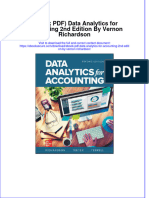 Ebook PDF Data Analytics For Accounting 2nd Edition by Vernon Richardson PDF