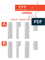 2023-2024 KARİNA A VE B Cevap Anahtarı