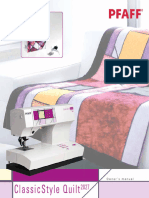 Pfaff Classic Style Quilt 2027 Sewing Machine Instruction Manual