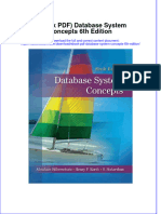 Ebook PDF Database System Concepts 6th Edition PDF