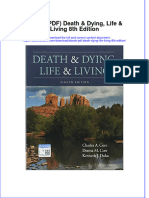 Ebook PDF Death Dying Life Living 8th Edition PDF