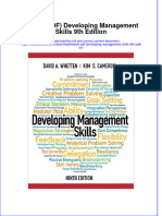 Ebook PDF Developing Management Skills 9th Edition PDF