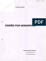 Diseño Por Desempeño,: 1.-Título y Resumen Del Trabajo de Ingreso